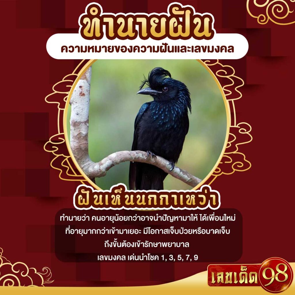 ฝันเห็นนกกาเหว่า